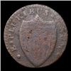 Image 3 : 1787 New Jersey Colonial Cent Outlined Shield 1c Grades f+