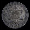 Image 2 : 1853 Three Cent Silver 3cs Grades Select Unc