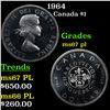 1964 Canada Dollar $1 Grades GEM++ PL