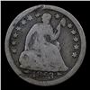 Image 2 : 1853-p Seated Liberty Half Dime 1/2 10c Grades f+