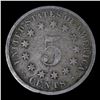 Image 2 : 1882 Shield Nickel 5c Grades g+