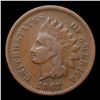Image 2 : 1867 Indian Cent 1c Grades vf+