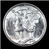 Image 2 : 1943-d Mercury Dime 10c Grades GEM++ FSB