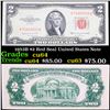 Image 1 : 1953B $2 Red Seal United States Note Grades Choice CU