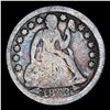 Image 2 : 1853-p Seated Liberty Dime 10c Grades vg+