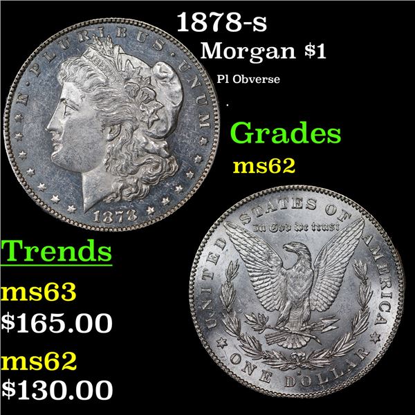 1878-s Morgan Dollar $1 Grades Select Unc