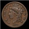 Image 2 : 1838 Coronet Head Large Cent 1c Grades vf+