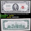 1966 $100 Red Seal United States Note Grades Choice AU/BU Slider
