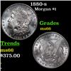 1880-s Morgan Dollar $1 Grades GEM+ Unc