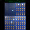 ***Auction Highlight*** Near Complete Lincoln 1c Whitman Album, 1909-1940 85 coins in Total (fc)