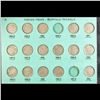 Image 5 : Partial Buffalo 5c Nickel Album, 1913-1938 54 coins in Total
