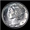 Image 2 : 1943-p Mercury Dime 10c Graded ms67 fsb BY SEGS