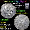 ***Auction Highlight*** 1896-o Morgan Dollar $1 Graded ms62 details BY SEGS (fc)