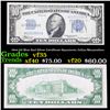 1934 $10 Blue Seal Silver Certificate Signatures Julian/Morgenthau Grades vf++