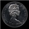Image 2 : 1965 Small Beads, Blunt 5 Canada Dollar $1 Grades GEM+ UNC PL