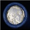 Image 2 : Buffalo Nickel Shotgun Roll in Old Bank Style 'Bell Telephone'  Wrapper 1919 &d Mint Ends Grades