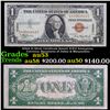 1935A $1 Silver Certificate Hawaii WWII Emergency Currency, Signatures of Julian & Morgenthau Grades