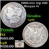 1900-o/cc top 100 Morgan Dollar $1 Grades vg+