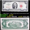 **Star Note** 1963 $2 Red Seal United States Note Grades Choice AU/BU Slider