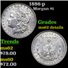 Image 1 : 1886-p Morgan Dollar $1 Grades Unc Details