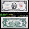 **Star Note** 1953C $2 Red Seal United States Note Grades Choice AU