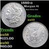 1880-o Morgan Dollar $1 Grades Select AU