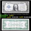 1928B $1 Blue Seal Silver Certificate "Funny Back" Grades Select CU