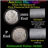 ***Auction Highlight*** 1885 & P Morgan Cull-VG First Financial Solid Morgan Silver Dollar Shotgun R