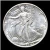 Image 2 : 1943-p Walking Liberty Half Dollar 50c Grades Select+ Unc