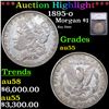 ***Auction Highlight*** 1895-o Morgan Dollar $1 Graded au55 By SEGS (fc)