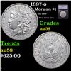 1897-o Morgan Dollar $1 Graded au58 BY SEGS