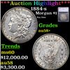 ***Auction Highlight*** 1884-s Morgan Dollar $1 Graded au58+ By SEGS (fc)
