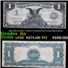 1899 "Black Eagle" $1 Silver Certificate FR-234 Sig. Elliott/Burke Grades f+