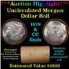 ***Auction Highlight*** 1879 & CC Uncirculated Morgan Dollar Shotgun Roll (fc)