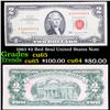 1963 $2 Red Seal United States Note Grades Gem CU