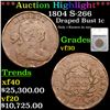***Auction Highlight*** 1804 Draped Bust Large Cent S-266 1c Graded vf30 By SEGS (fc)