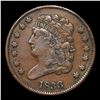 Image 2 : 1833 Classic Head half cent C-1 1/2c Grades xf+++