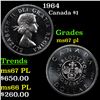 1964 Canada Dollar $1 Grades GEM++ PL