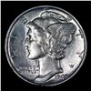 Image 2 : 1940-p Mercury Dime 10c Grades GEM Unc