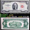 **Star Note** 1953 $2 Red Seal United States Note Grades Choice AU/BU Slider