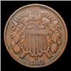 Image 2 : 1868 Two Cent Piece 2c Grades vf++