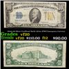 1934A $10 Silver Certificate North Africa WWII Emergency Currency Grades vf, very fine