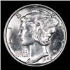 Image 2 : ***Auction Highlight*** 1942-p Mercury Dime Near TOP POP! 10c Graded ms67+ fsb BY SEGS (fc)