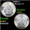 Image 1 : 1899-o Morgan Dollar $1 Grades Choice Unc