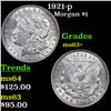 Image 1 : 1921-p Morgan Dollar $1 Grades Select+ Unc
