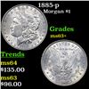 Image 1 : 1885-p Morgan Dollar $1 Grades Select+ Unc