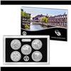 Image 1 : 2019 United States America The Beautiful Quarters Proof Set 5 Coins