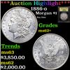Image 1 : ***Auction Highlight*** 1886-o Morgan Dollar $1 Graded Select Unc By USCG (fc)