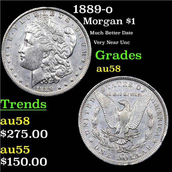 1889-o Morgan Dollar $1 Grades Choice AU/BU Slider