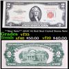 Image 1 : **Star Note** 1953C $2 Red Seal United States Note Grades vf++